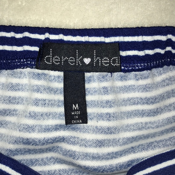 Blue and white strapless romper - Picture 3 of 3